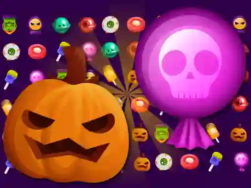 Гульня Sweet Candy Halloween онлайн