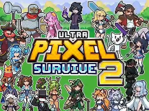 Гульня Ultra Pixel Survive 2 онлайн