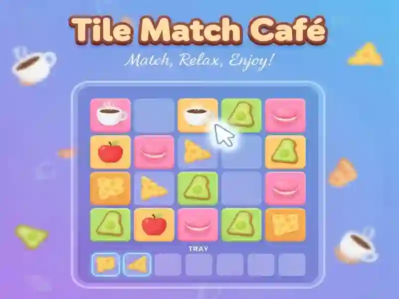 Гульня Tile Match Cafe онлайн