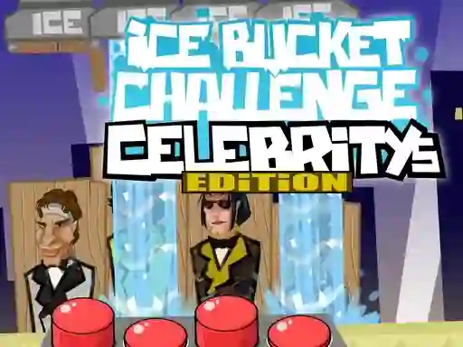 Гульня Ice bucket challenge celebrity edition онлайн