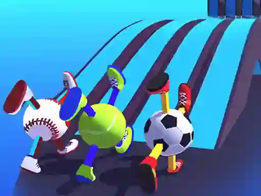 Гульня Ball Legs 3D онлайн
