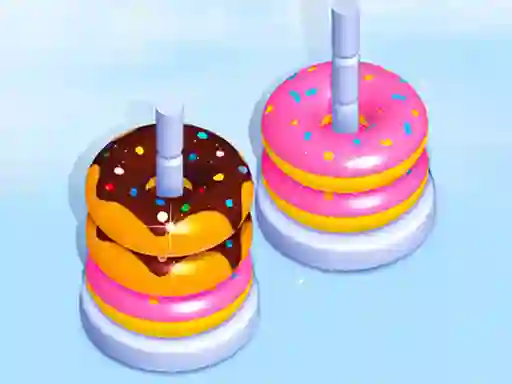 Гульня Donut Sort Fun онлайн