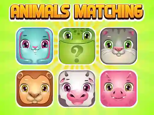 Гульня Animals Memory Matching онлайн