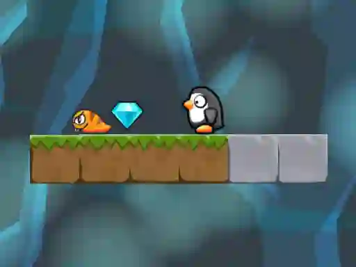 Гульня Penguin Adventure Reverse Word онлайн