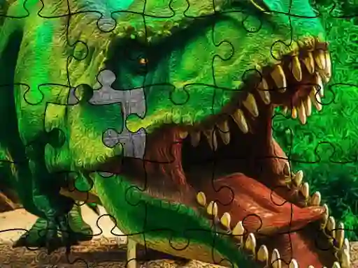 Гульня Dino Park Jigsaw онлайн