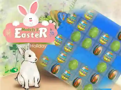 Гульня Easter Eggs Match 3 онлайн