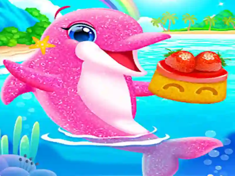 Гульня My Twin Dolphin Baby Care онлайн