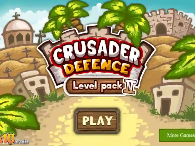 Гульня Crusader defence: level pack онлайн