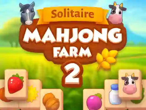 Гульня Solitaire Mahjong Farm 2 онлайн