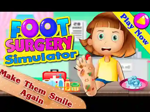 Гульня Foot Surgery Simulator онлайн
