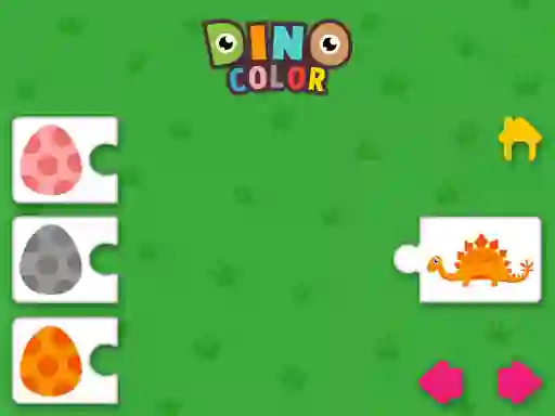 Гульня Dino Color онлайн