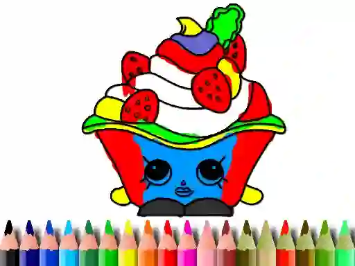 Гульня Back To School: Cake Coloring Book онлайн
