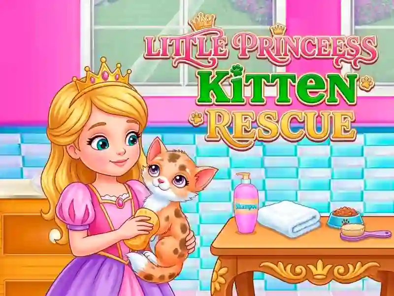 Гульня Little Princess Kitten Rescue онлайн