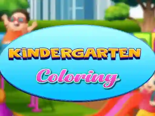 Гульня Kindergarten Coloring онлайн