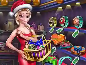 Гульня Ice Queen Shopping Xmas Gift онлайн