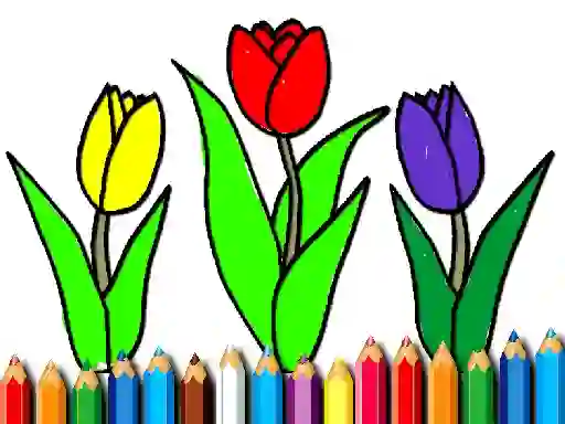 Гульня Back To School: Spring Time Coloring Book онлайн