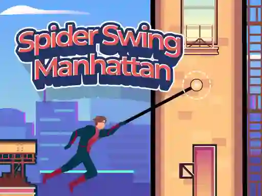 Гульня Spider Swing Manhattan онлайн