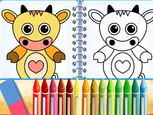 Гульня Lovely Pets Coloring Pages онлайн