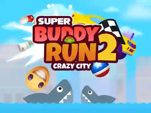 Гульня Super Buddy Run 2 Crazy City онлайн