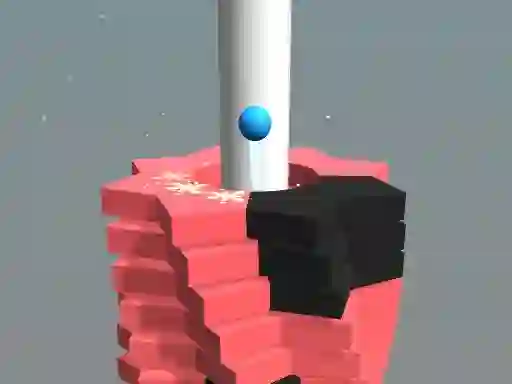 Гульня Stack Fire Ball онлайн