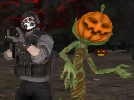 Гульня Masked Forces: Halloween Survival онлайн