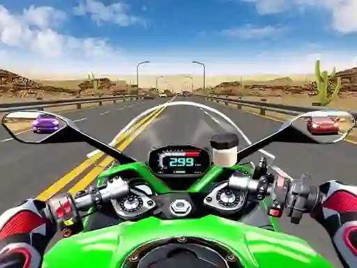 Гульня Moto Road Rash 3D 2 онлайн