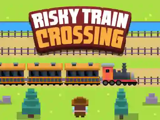 Гульня Risky Train Crossing онлайн