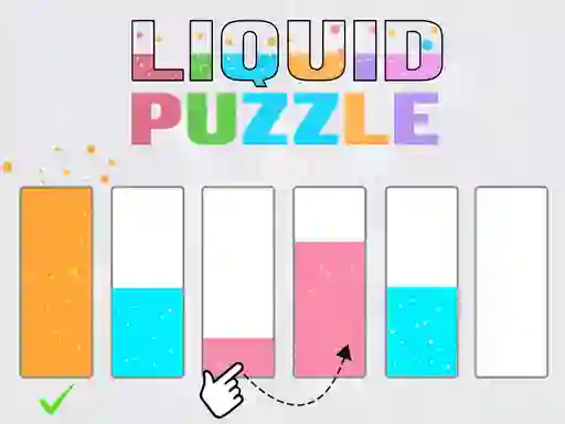 Гульня Liquid Puzzle онлайн