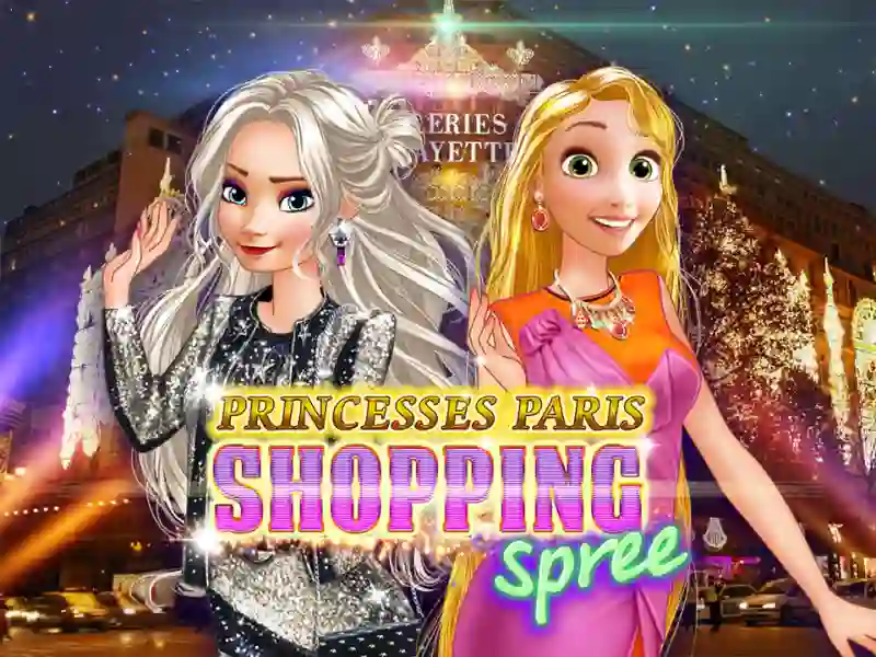 Гульня Princesses in Paris: fun shopping онлайн