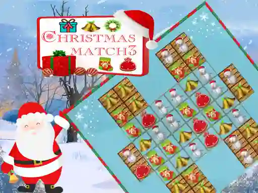Гульня Christmas Match 3 онлайн