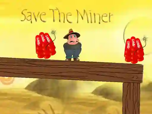 Гульня Save The Miner онлайн