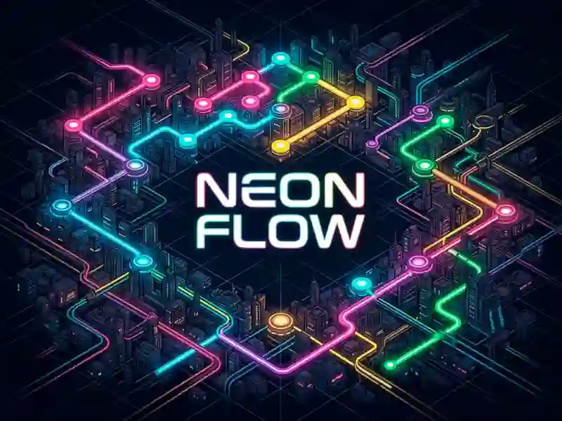 Гульня Neon Flow онлайн