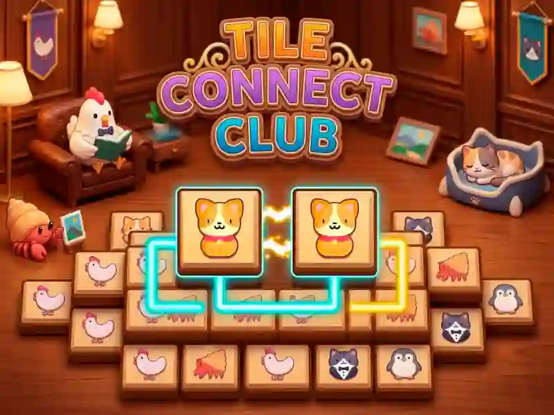Гульня Tile Connect Club онлайн