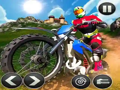 Гульня Offroad Bike Race 3d онлайн