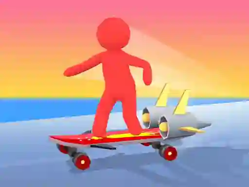 Гульня Crazy Skate Race онлайн