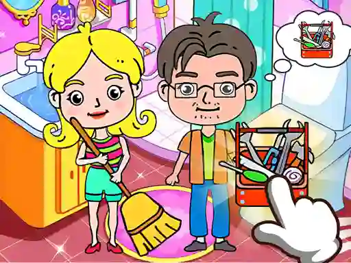 Гульня Toka Boka Home Clean Up Design онлайн