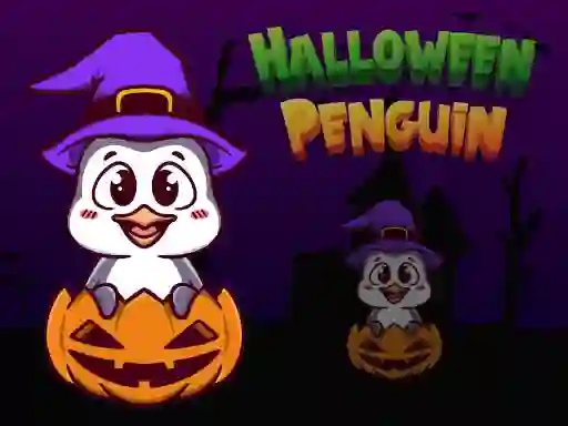 Гульня Halloween Penguin онлайн