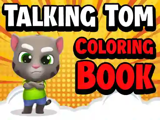 Гульня Talking Tom Coloring Books онлайн