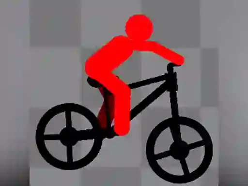 Гульня Stickman Bike Runner онлайн
