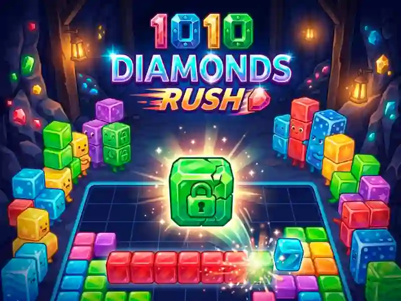 Гульня 1010 Diamonds Rush онлайн