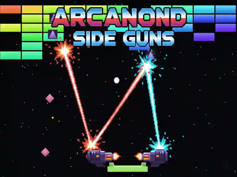 Гульня Arcanoid Side Guns онлайн