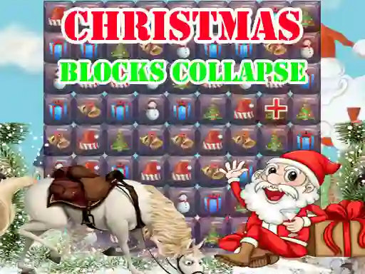 Гульня Christmas Blocks Collapse онлайн