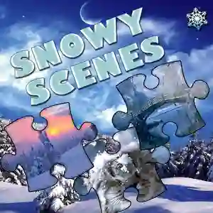Гульня Jigsaw Puzzle: Snowy Scenes онлайн