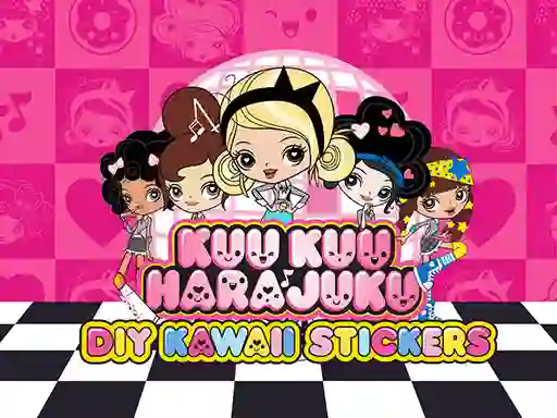 Гульня Kuu Kuu Harajuku Stickers онлайн