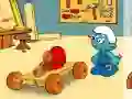 Гульня The smurfs handy`s car онлайн