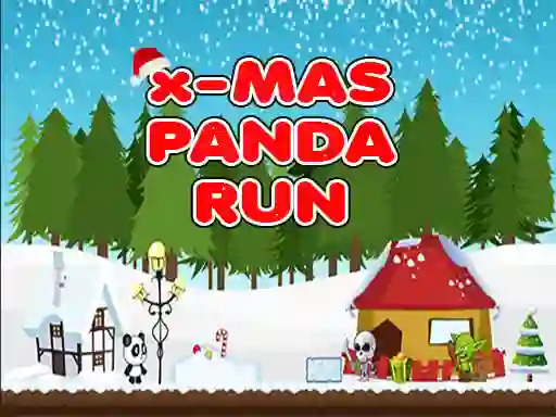 Гульня X-mas Panda Run онлайн