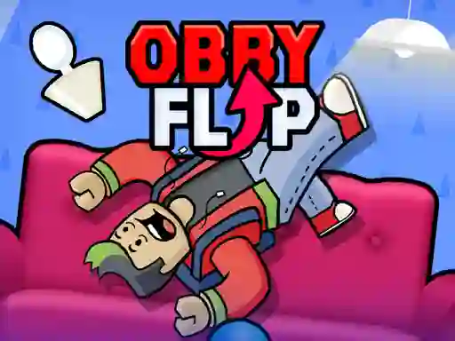 Гульня Obby Flip онлайн