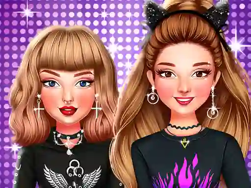 Гульня Celebrity E-Girl Fashion онлайн