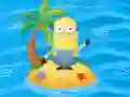 Гульня Minions Go Across The Pacific Ocean онлайн