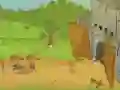 Гульня Mushroom Haboom: Battle for pine онлайн